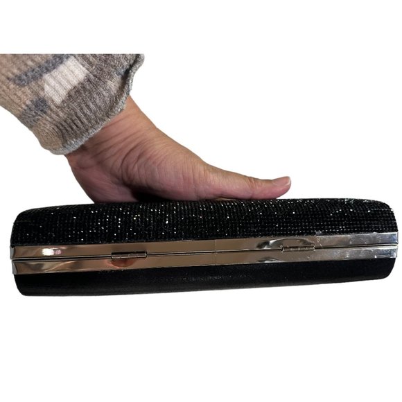 SPARKLE! BROWN'S SWAROVSKI ENCRUSTED EVENING BAG - Picture 6 of 14